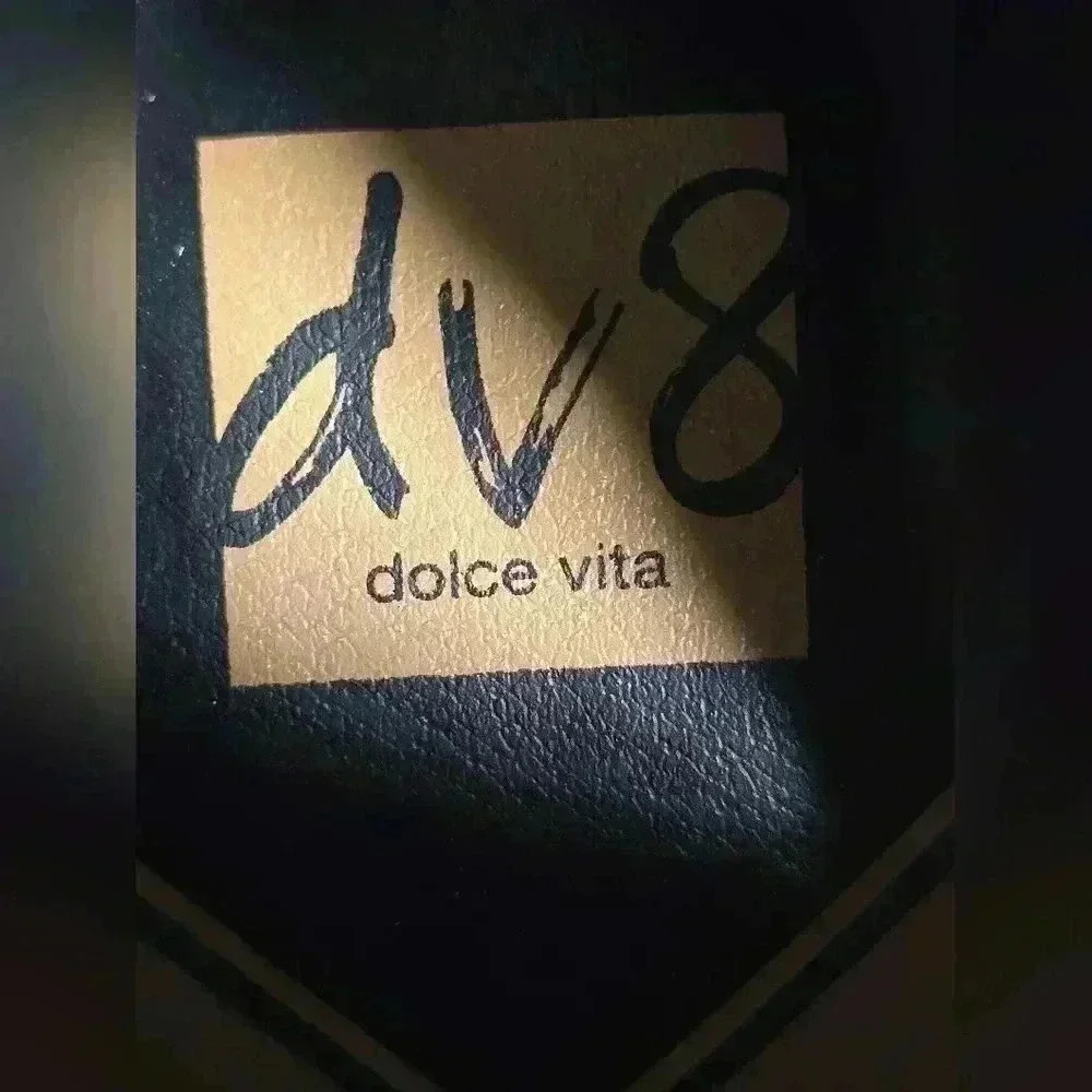 Dolce Vita DV8 Shai Mixed Material Heeled Gray Bootie Boots Shoes Size 9 - Picture 6 of 7